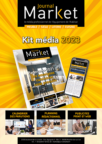 Kit média Journal Market jaune